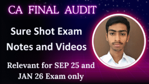 CA Final Audit Sure Shot Videos and Notes