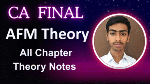 CA Final AFM Theory Notes