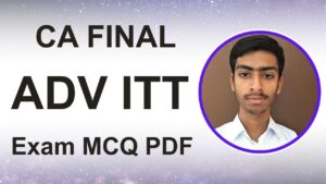 CA Final Adv ITT Exam MCQ PDF